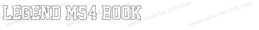 Legend M54 Book字体转换